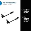 TRQ Front Sway Bar Stabilizer Link Set Compatible with 1996-2002 Toyota 4Runner 2005-2015 Tacoma 2000-2002 Tundra #1