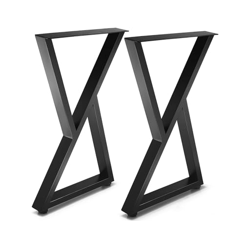 Patas de mesa de metal ajustables para reemplazo de muebles, soporte resistente para escritorios, bancos de trabajo y mesas de café