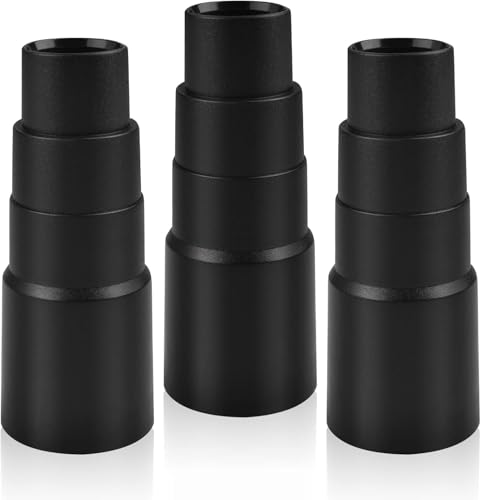 STNRST-IN 3 Pcs Vacuum Cleaner Adapter, Universal Vacuum Hose Adapter Hose Reducer Power Tool Dust Extraction ToolSander for Random Orbital Sander, Jigsaw, Circular Saw Reducer