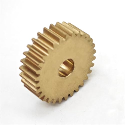 Engrenage droit en laiton module 0.7 de précision pour transmission fluide