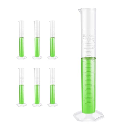 Cilindro de medición de 25 ml de plástico anticaídas para sustituir probetas de vidrio rotas