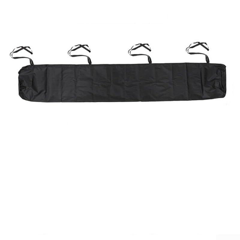 Práctica bolsa de almacenamiento impermeable para toldo para una resistencia eficaz a la intemperie (4 m, negro)