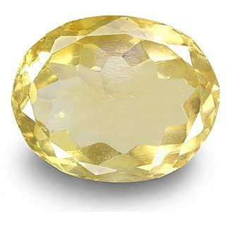 Citrine naturelle Sunhela de 3,38 carats jaune clair de qualité supérieure AAA+