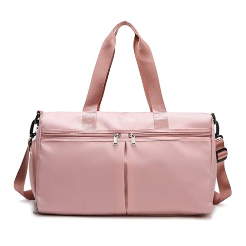 Weekender Bags for Women, Duffel Bag, Carry on Bag for Travel, Men Gym Bag, Garment Bag for Travel, Garment Bag for Workout, Business & Overnight Trips(Pink)