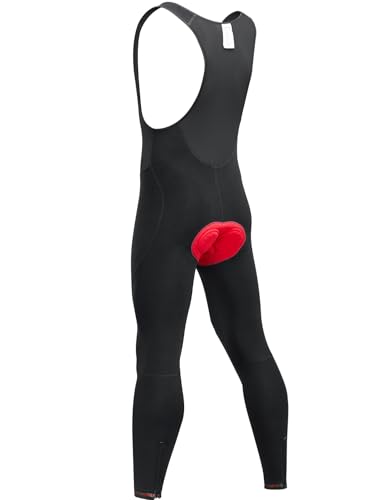 Image of qualidyne Men's Cycling Bike Bib Long Pants Cycling Tights with 3D Breathable Pad, Excellent Performance & Better Fit