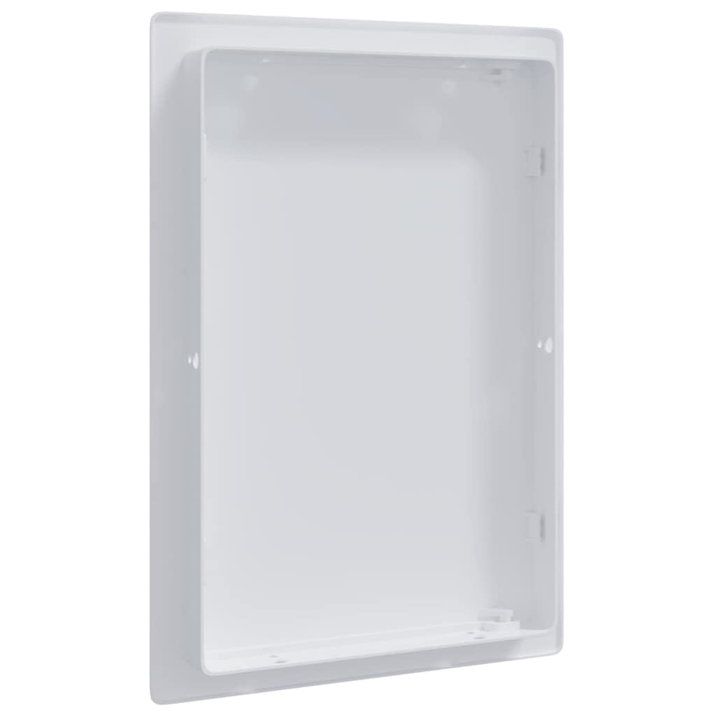 2 paneles de acceso, color blanco, 15 x 23 cm, plástico ABS, puerta de inspección, puerta de inspección, cable sanitario, tubo