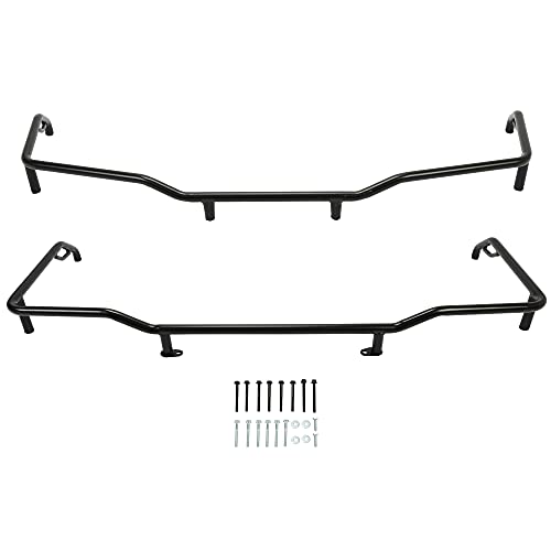 Brush Guard Bumper + Rack Extender Storage Rack Front&Rear Compatible With 14-23 Polaris Sportsman 450 570 Replacement For 2879716 2879717 2879715 2879714 4Pcs (Two Packages) #TOP2