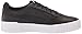 PUMA Womens Carina Leather Sneaker, Black White Silver, 8