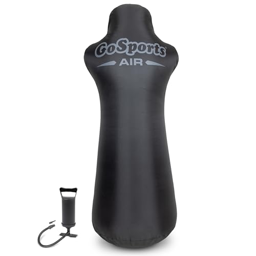 GoSports Football Blocking and Tackling Dummy with Water Weighted Base - Football Training Equipment...