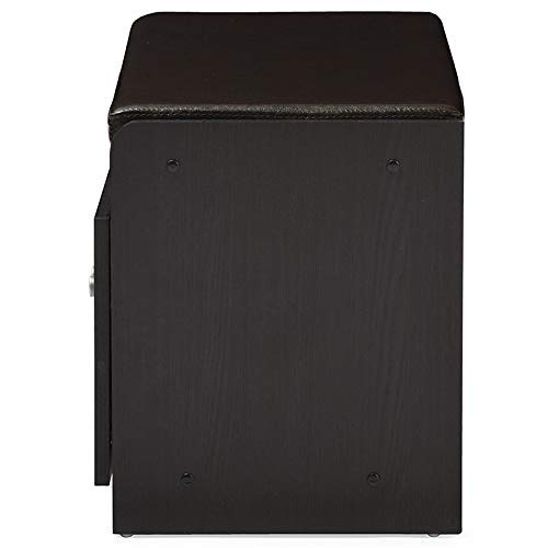 image for Baxton Studio Margaret Modern & Contemporary Wood 2-Door Shoe Cabinet 