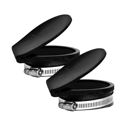 マリン排気ベントプロテクター - 耐海水性の高耐久ボートエミッションガード、簡単に取り付けられる熱シールドデザイン、ヨットモーターボートジェットスキードック保管用排気カバー