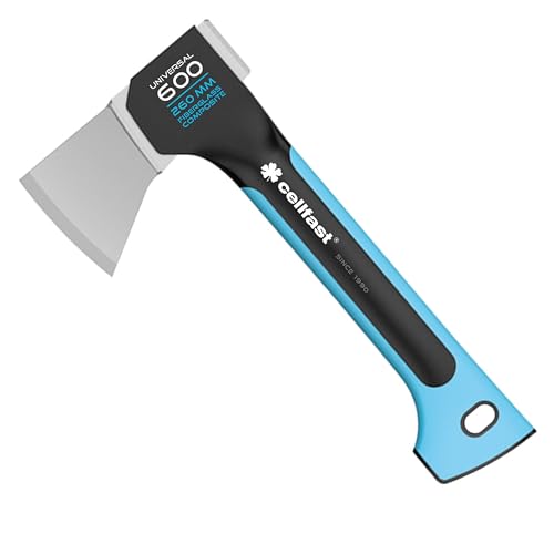 Cellfast ENERGO Hacha, Negro/Azul, 26cm