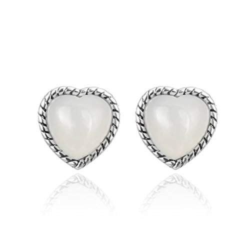 Boucles d'oreilles Pendantes Chinois en Argent S925 et Jade