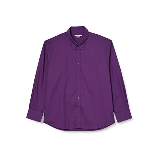 Kustom Kit Business skjorta för män, Lila (mörklila), 42 SE