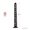 BDSMJOY 290mm Anal Dildo mit Saugnapf,Extra Lange Dildos Analdilos Herren,Analplug Diloschwanz für Frauen Männer,Riesen Dildo Groß Anal Plug Butt Plug,Anal Masturbieren für Männer (Schwarz, S) #1