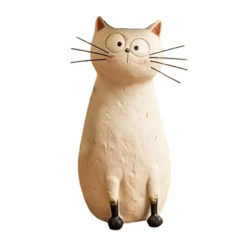 Vase chat en résine incassable pour sécuriser votre table - 2