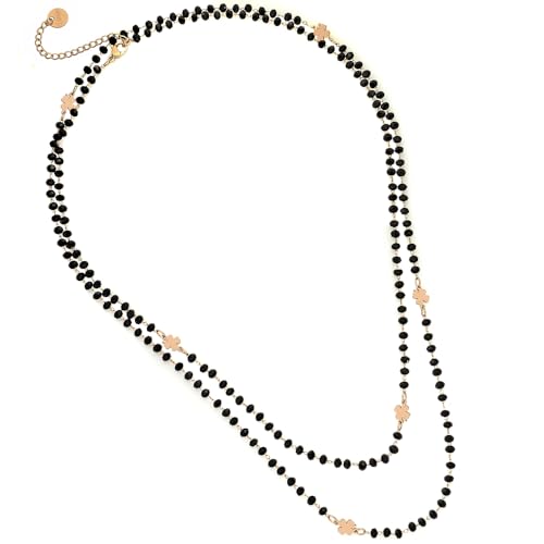 Collier long femme acier hypoallergénique réglable ne noircit pas