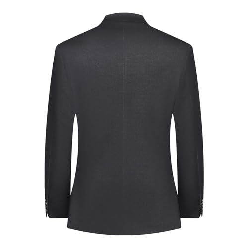 Men's Sport Coat Classic Fit Knit Blazer 2 Button Single Breasted Notch Lapel Casual Sports Jacket for Daily2