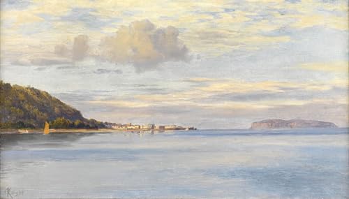 Cuadro de lienzo de Charles Parsons Knight, pintura marina de 60x90cm