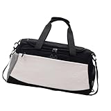 Bolsa de viaje impermeable para fines de semana durante la noche, bolsas de mano para mujeres y niñas, bolsas deportivas para gimnasio, bolsas de mano, regalos de hombro, Black, Mass Beauty