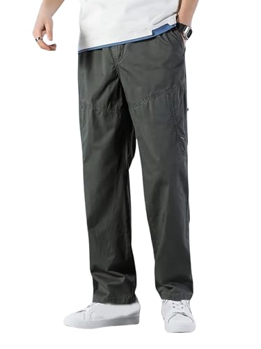 Image of Lymio Cargo for Men || Cotton Cargo Pant || Drawstring Waist Pant (Also Available in Plus Sizes) (62-65)