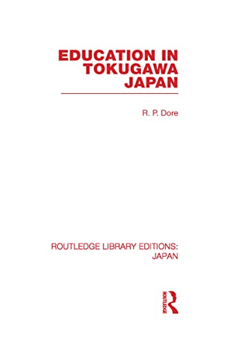 Education in Tokugawa Japan, Vol. 33