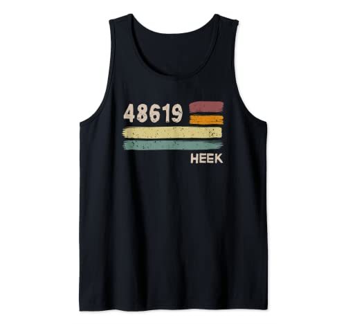 Retro 48619 Heek Vintage Gemeinde PLZ Tank Top