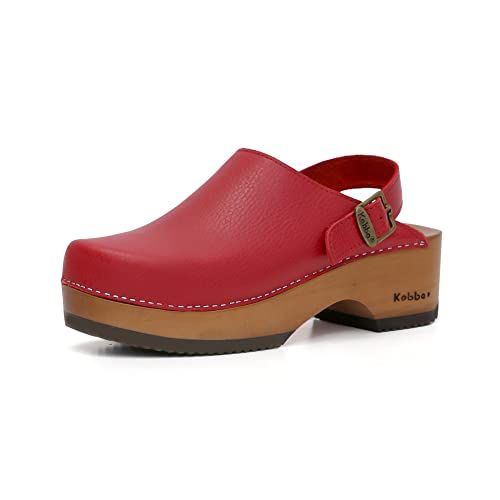 Kebba Marianne Gypsy Red Clogs