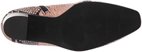 Aquatalia womens FUOCO Shiny Embossed Croc Weatherproof Ankle Bootie, Black, 10.5 M US | Image 3