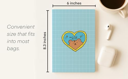Image of KALP A5 Notebook with Pocket Diary Set - 160 Pages, 80 GSM - Ruled, Soft Cover, Combo for Notes, Journaling, Daily Planning, Perfect for Gifting (Certified Delulu)
