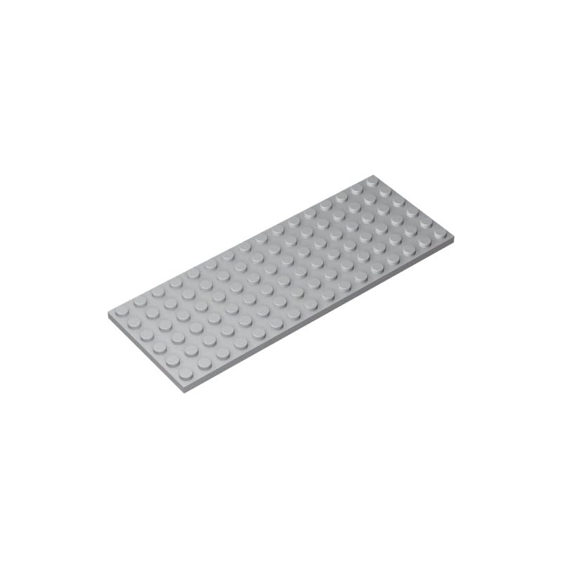 XYEIUGO 3027 Foundation Plate 6x16, Light Bluish Gray, 10 PCS โ image 1