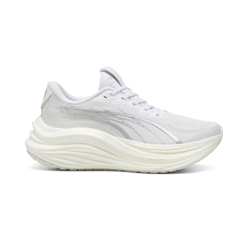 PUMA fB[X Magmax Nitro jOXj[J[V[Y - O[, Puma White/Puma Silver, 26.0 cm