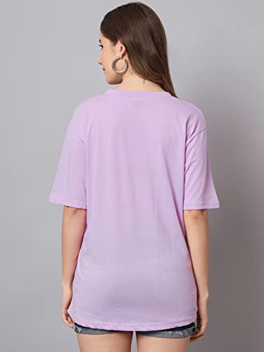Image of FUNDAY FASHION Cotton Short Sleeve Oversized T-Shirt for Women (Pack of 2)