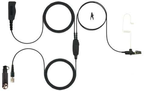 Micro tube acoustique trois fils à déconnexion rapide pour XL-400 L3Harris
