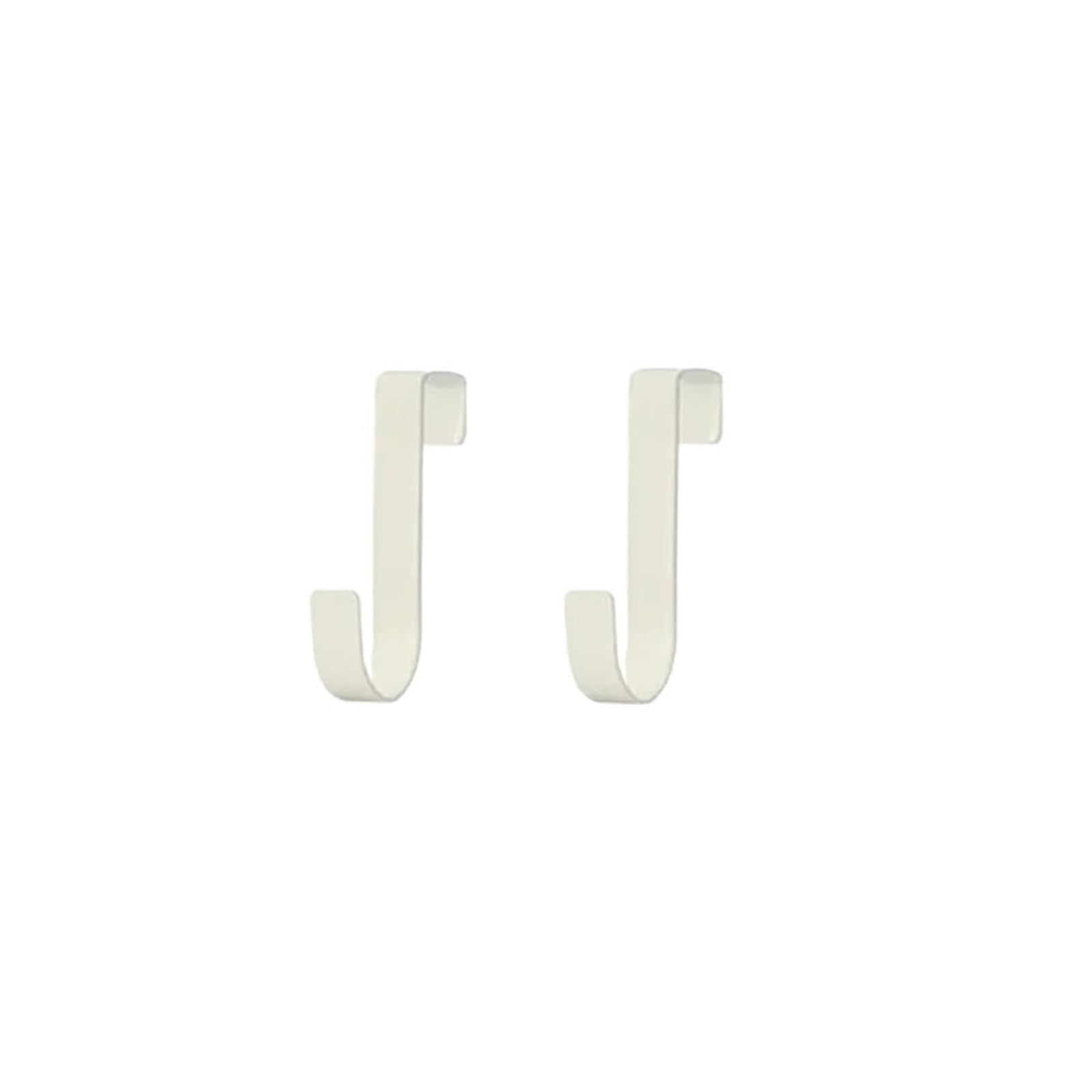Pexlor White 2Pcs Hook For Kitchen Cabinet Door Back, Multi-Purpose Hanger Rack Towel Coat(White 2Pcs)
