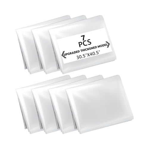 D4573 Dust Collector Bags Thickened for Shop Fox dust collector models W1685, W1666, and W1687, Sturdy Bag for Sawdust and Shaving Chips from Planer, 19" x 33", 7 PCS