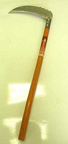 Solid Aim Tools, King Of The Sickle Sharpen Grass Hook Cutter Tool 23" Professional Long Handle Brush Sickle Tools,Great For Removing Unwanted Vines And Weeds. Size At 7" X 20.50" Overall Length ! #TOP3