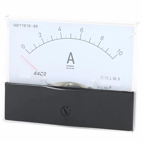 Ampèremètre analogique CC pour surveiller la charge de batterie et panneau solaire 10A