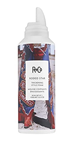 R+Co Rodeo Star Thickening Foam | Dramatic Volume + Lift + Non-sticky Formula | Vegan + Cruelty-Free | 5 Oz