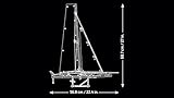 LEGO Technic Emirates Team New Zealand AC75 Yacht Building Set, Sailing Boat Model Kit for Adults to Build, Great for Home or Office Decor, Gift for Men, Women, Him or Her 42174 - Image 6