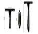 Body Back Shaver for Men,Long Handle Back Hair Shaver,Back Hair Removal and Body Shaver (Light Black)