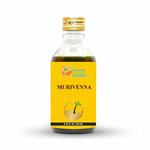 Herbs Botanica Murivenna Oil Tailam Ayurvedic Herbal Oil for Joint and Muscle Treats Sprain, Muscle Cramps 200ml