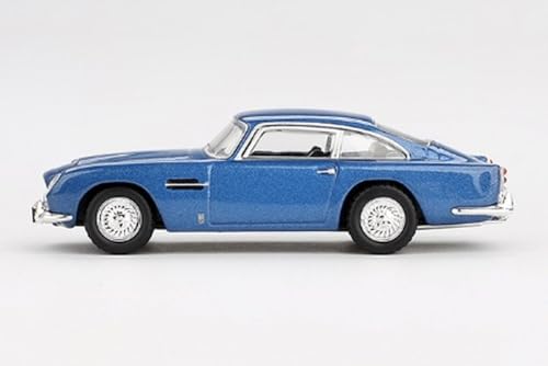 Mini GT 1:64 Aston Martin DB5 Azul Sierra miniatura 3