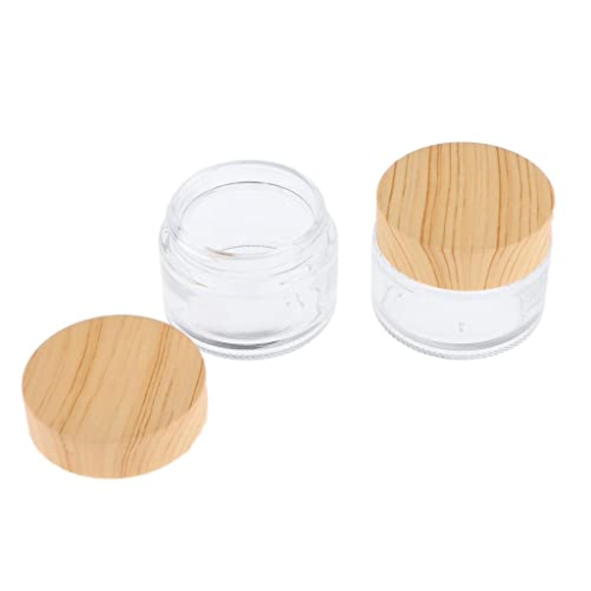 5x2 Pcs Clear Makeup Pot Empty Cosmetic Jars