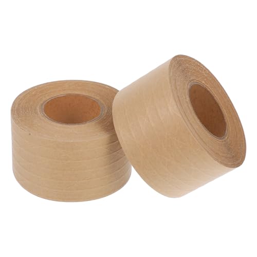 Ruban adhésif kraft gommé marron renforcé Ciieeo pour emballage colis