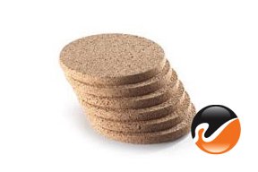 widgetco 1/2 "x 6" redondo tapón de corcho (6 unidades) Cover