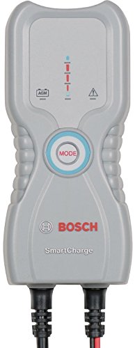 BOSCH Smart Charge-BASIC (Grey) Battery Charger/Maintainer: 12V; 3.5 A; For Passenger Vehicles, Classic Cars, Motorcycles, Boats, ATVs, Snowmobiles And Delivery Vehicles