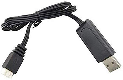 YUNIQUE ITALIA 1 stuk 7,4 V lithium batterij USB-oplaadkabel voor SYMA X8C X8G X8HW Hubsan H501S H501A B2W, kleur zwart, TO-PCLK-W999