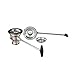 Quik-Flo Heavy-Duty Nickel Plated Solid Brass Rotary Drain
