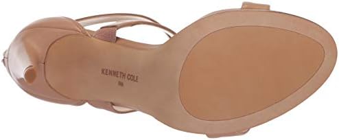 Kenneth Cole New York Women's Brooke Cross Heeled Sandal, Latte, 5 | Image 3